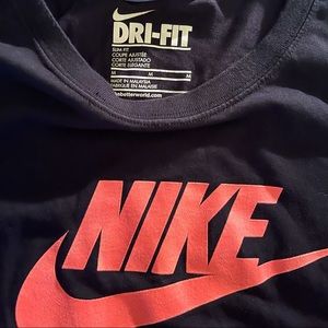 Women's Black Nike slim fit T shirt Los Angeles Medium-Gently worn